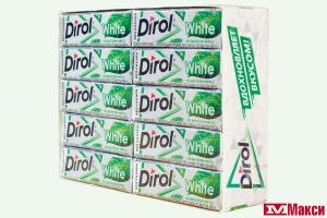 ЖЕВАТЕЛЬНАЯ РЕЗИНКА "DIROL" ПОДУШЕЧКИ 13,6Г (МОН' ДЭЛИС РУСЬ)(мята white)