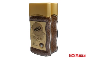 КОФЕ "LEBO GOLD" СУБЛИМИРОВАННЫЙ 100Г СТ/Б