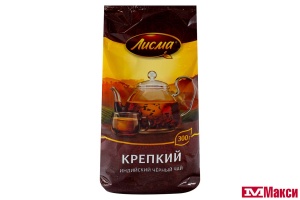 ЧАЙ "ЛИСМА" ИНДИЙСКИЙ КРЕПКИЙ ЧЕРНЫЙ 300Г (МАЙ)