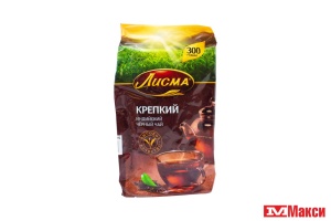 ЧАЙ "ЛИСМА" ИНДИЙСКИЙ КРЕПКИЙ ЧЕРНЫЙ 300Г (МАЙ)