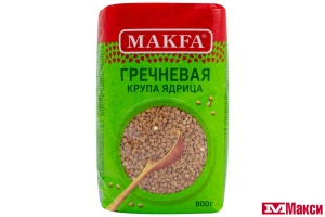 КРУПА ГРЕЧНЕВАЯ ЯДРИЦА "МАКФА" 800Г