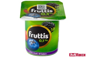 ПРОДУКТ ЙОГУРТНЫЙ "ФРУТТИС" ЛЕГКИЙ 0,1% 110Г (CAMPINA) (БЗМЖ)(ананас-дыня;лесные ягоды)