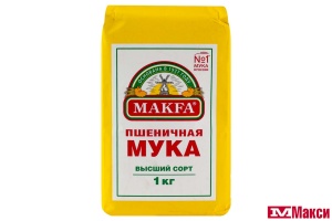 МУКА ПШЕНИЧНАЯ "МАКФА" В/С 1КГ