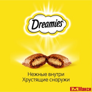 ЛАКОМСТВО ДЛЯ КОШЕК "DREAMIES" 60Г(микс с курицей и мятой)