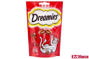 ЛАКОМСТВО ДЛЯ КОШЕК "DREAMIES" 60Г(с индейкой)