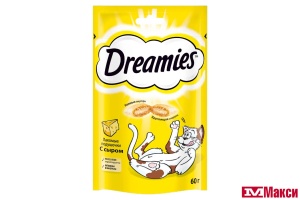 ЛАКОМСТВО ДЛЯ КОШЕК "DREAMIES" 60Г(с сыром)