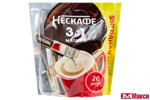 КОФЕЙНЫЙ НАПИТОК 3 В 1 "NESCAFE" 14,5Г (NESTLE)(мягкий)