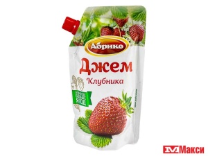 ДЖЕМ "АБРИКО" 270Г ДОЙ-ПАК В АССОРТИМЕНТЕ(клубника)