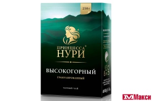 ЧАЙ "ПРИНЦЕССА НУРИ" ВЫСОКОГОРНЫЙ ЧЕРНЫЙ ГРАНУЛИРОВАННЫЙ 250Г (ОРИМИ-ТРЭЙД)