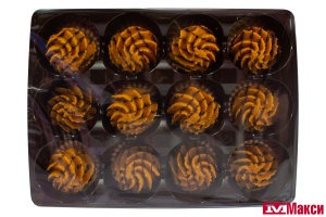 ПИРОЖНОЕ "BAKER HOUSE" КРОШКОВОЕ МИНИ 240Г (12ШТ)(РАМЕНСКИЙ КК)(нежная карамель)