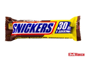 ШОКОЛАДНЫЙ БАТОНЧИК "SNICKERS" 50,5Г (МАРС)