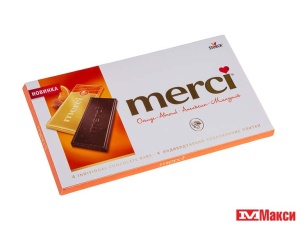 ШОКОЛАД "МЕРСИ" В АССОРТИМЕНТЕ 100Г (STORCK)(апельсин и миндаль)