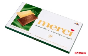 ШОКОЛАД "МЕРСИ" В АССОРТИМЕНТЕ 100Г (STORCK)(лесной орех и миндаль)