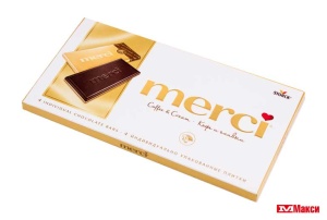 ШОКОЛАД "МЕРСИ" В АССОРТИМЕНТЕ 100Г (STORCK)(кофе и сливки)