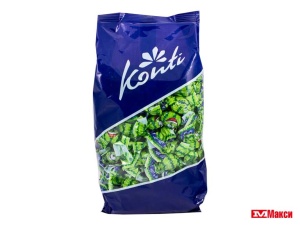 КОНФЕТЫ ЖЕЛЕЙНЫЕ С НАЧИНКОЙ "ЖИВИНКА" ВКУС АРБУЗ 1КГ (КОНТИ)