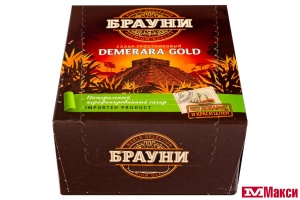 САХАР ТРОСТНИКОВЫЙ "БРАУНИ" GOLD КУСКОВОЙ 500Г