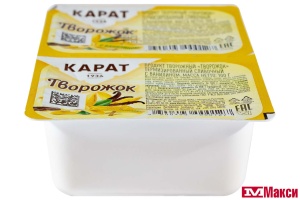 ПРОДУКТ ТВОРОЖНЫЙ "ТВОРОЖОК" СЛИВОЧНЫЙ 10% 100Г (КАРАТ) (БЗМЖ)(с ванилином)