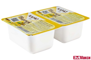 ПРОДУКТ ТВОРОЖНЫЙ "ТВОРОЖОК" СЛИВОЧНЫЙ 10% 100Г (КАРАТ) (БЗМЖ)(с ванилином)