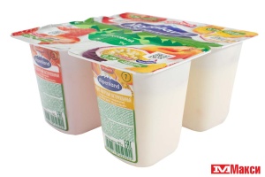 ЙОГУРТНЫЙ ПРОДУКТ "АЛЬПЕНЛЭНД" ФРУКТОВЫЙ 0,3% 95Г (ЭРМАНН) (БЗМЖ)(клубника-персик-маракуйя)