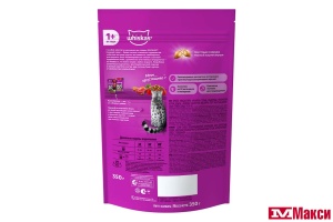 КОРМ ДЛЯ КОШЕК СУХОЙ "ВИСКАС" С НЕЖНЫМ ПАШТЕТОМ 350Г(говядина)