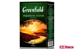 ЧАЙ "GREENFIELD" ПРЕМИУМ АССАМ ЧЕРНЫЙ 100Г (ОРИМИ-ТРЭЙД)