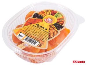 КУРАГА АБРИКОСЫ СУШЕНЫЕ "ДАР СОЛНЦА" 200Г