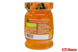 ВАРЕНЬЕ "ПЕРСИК" 370Г СТ/Б (ВОЛОГОДСКОЕ)