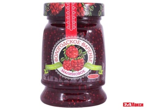 ВАРЕНЬЕ МАЛИНОВОЕ "ВОЛОГОДСКОЕ" 370Г СТ/Б