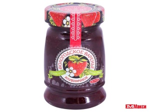 ВАРЕНЬЕ КЛУБНИЧНОЕ "ВОЛОГОДСКОЕ" 370Г СТ/Б