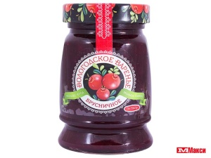ВАРЕНЬЕ БРУСНИЧНОЕ "ВОЛОГОДСКОЕ" 370Г СТ/Б