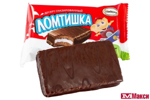 БИСКВИТ  "ЛОМТИШКА" В ГЛАЗУРИ (АККОНД)