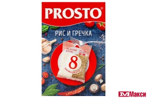 КРУПА РИС & ГРЕЧА "PROSTO" 500Г ВАРОЧНЫЕ ПАКЕТЫ (АНГСТРЕМ)
