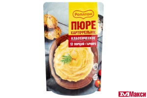 ПЮРЕ КАРТОФЕЛЬНОЕ БЫСТРОГО ПРИГОТОВЛЕНИЯ "РОЛЛТОН" 240Г