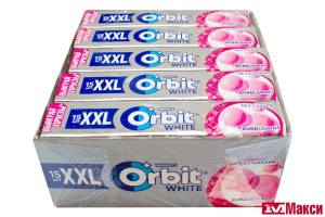 Ж/РЕЗИНКА "ORBIT" XXL ПОДУШЕЧКИ 20,4Г(bubblemint)