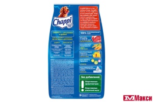 КОРМ ДЛЯ СОБАК СУХОЙ "ЧАППИ" В АССОРТИМЕНТЕ 2,5КГ ПАКЕТ(с говядиной)