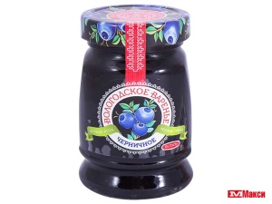 ВАРЕНЬЕ ЧЕРНИЧНОЕ "ВОЛОГОДСКОЕ" 370Г СТ/Б