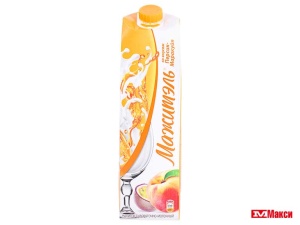 НАПИТОК СЫВОРОТОЧНО-МОЛОЧНЫЙ С СОКОМ "МАЖИТЭЛЬ" 0,05% 905МЛ (ВИММ-БИЛЛЬ-ДАНН) (БЗМЖ)(персик и маракуйя)