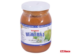 ПЮРЕ "МАМИНА НЕЖЕНКА" ИЗ ЯБЛОК С САХАРОМ 260Г СТ/Б (КАПИТАН ПРИПАСОВ)