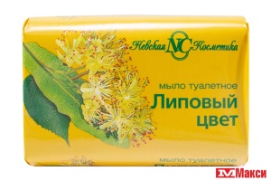МЫЛО ТУАЛЕТНОЕ "ЛИПОВЫЙ ЦВЕТ" 90Г (НЕВСКАЯ КОСМЕТИКА) 