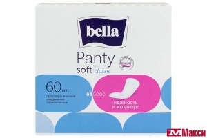 ПРОКЛАДКИ ГИГИЕНИЧЕСКИЕ "BELLA PANTY" СLASSIC ЕЖЕДНЕВНЫЕ 50+10ШТ