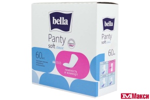 ПРОКЛАДКИ ГИГИЕНИЧЕСКИЕ "BELLA PANTY" СLASSIC ЕЖЕДНЕВНЫЕ 50+10ШТ