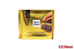 ШОКОЛАД "РИТТЕР СПОРТ" GOLDSCHATZ МОЛОЧНЫЙ 250Г