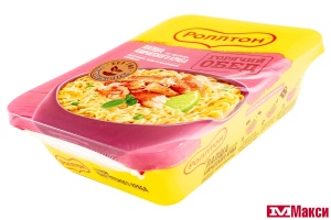 ЛАПША ЯИЧНАЯ БЫСТРОГО ПРИГОТОВЛЕНИЯ "РОЛЛТОН" ПО-ДОМАШНЕМУ В АССОРТИМЕНТЕ 90Г(камчатский краб)