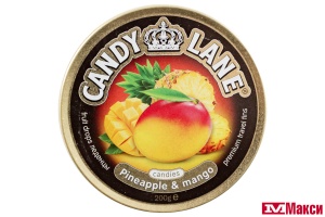 ЛЕДЕНЦЫ "CANDY LANE" 200Г Ж/Б (ЭВР)(ананас и манго)
