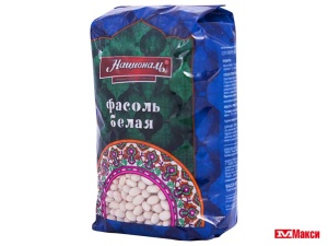 КРУПА ФАСОЛЬ БЕЛАЯ "НАЦИОНАЛЬ" 450Г