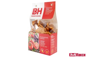 ХЛЕБЦЫ ИТАЛЬЯНСКИЕ "BAKER HOUSE" 250Г (РАМЕНСКИЙ КК) (с томатом,орегано,оливковым маслом и морской солью)