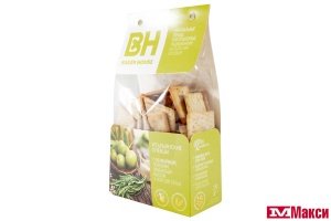 ХЛЕБЦЫ ИТАЛЬЯНСКИЕ "BAKER HOUSE" 250Г (РАМЕНСКИЙ КК) (с розмарином,чесноком,оливковым маслом и морской солью)