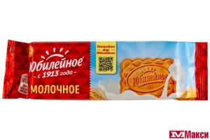 ПЕЧЕНЬЕ САХАРНОЕ "ЮБИЛЕЙНОЕ" В АССОРТИМЕНТЕ 112Г (МОН' ДЭЛИС РУСЬ)(молочное)