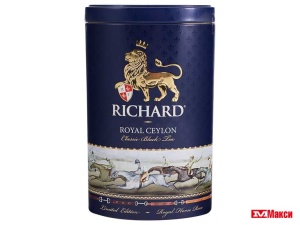 ЧАЙ "RICHARD" ROYAL CEYLON ЧЕРНЫЙ 80Г Ж/Б (МАЙ)