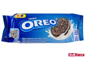 ПЕЧЕНЬЕ-СЭНДВИЧ С ГЛАЗУРЬЮ "OREO" 38Г (МОН' ДЭЛИС РУСЬ)